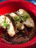 Blackened Chicken Mirepoix Zucchini Noodle Soup