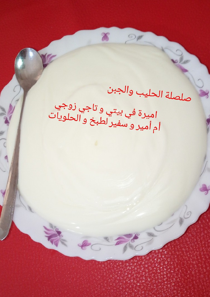 صورة لوصفة صلصة الحليب والجبن