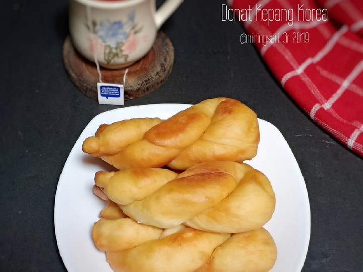 Langkah Mudah untuk Membuat KKWABAEGI Donat Kepang Korea Anti Gagal