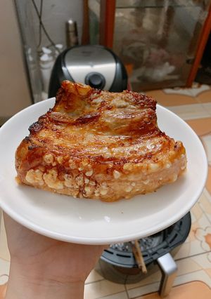 Hình của món Thịt ba chỉ quay bằng NCKD.