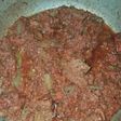 Chorizo con frijoles y nopales