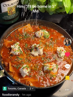 A picture of High protein lasagna soup ✨.