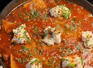 A picture of High protein lasagna soup ✨.