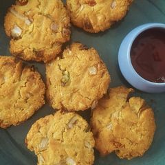 A picture of Airfryer Vaal Dal Vada -Airfryer Lima Beans Vada.
