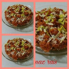A picture of Gajar ka halwa.
