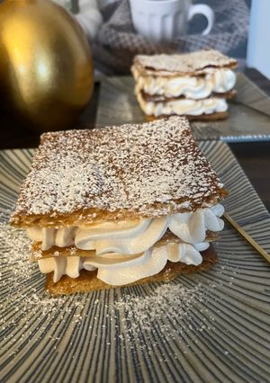 Una foto de Milhojas de Merengue de Café !!!
