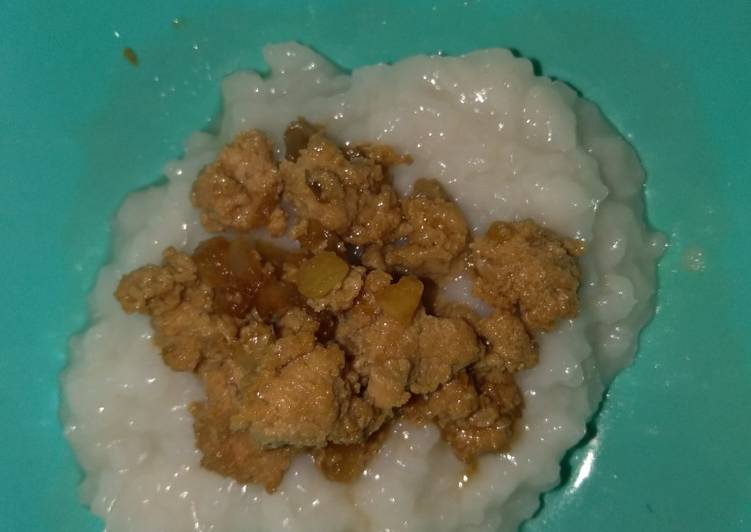 Resep Populer Bubur ayam kecap Mpsai 14 bulan Gurih Mantul