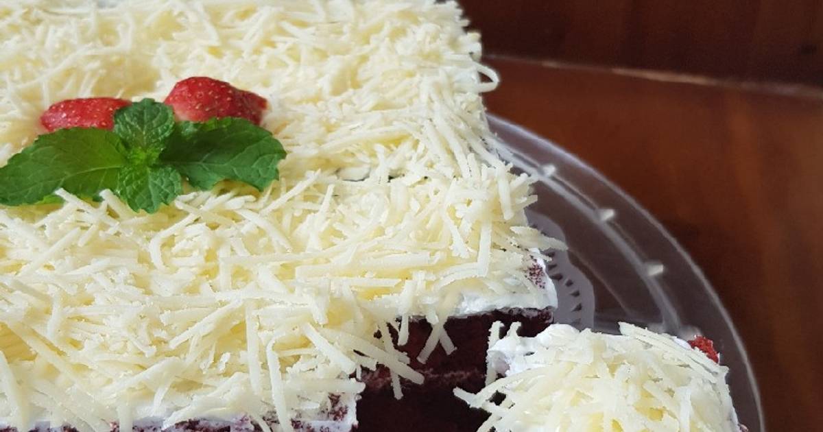 54 resep brownies red velvet kukus enak dan mudah Cookpad