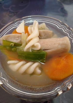 Foto resep Sop sosis makaroni bakso