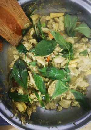 A picture of Green Curry with Chicken Breast (Clean Version).
