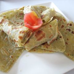 A picture of Zucchini chapati.