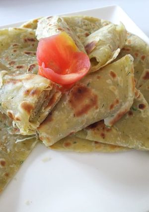 A picture of Zucchini chapati.