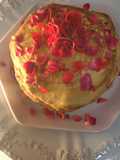 Mille-crêpe fraise rose rouge