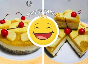 Una foto de Cheesecake de piña!