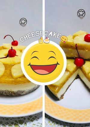 Una foto de Cheesecake de piña!