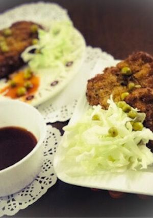 A picture of Japanese KATSU (Cutlets).