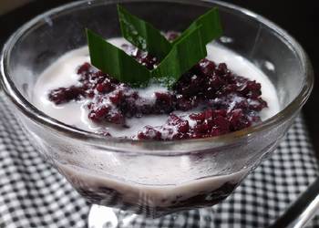 Resep Baru Bubur Ketan Hitam Nikmat Lezat