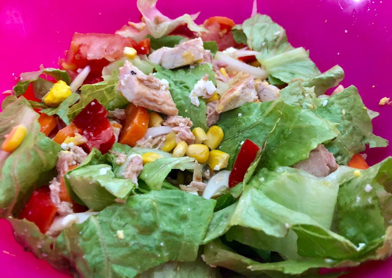 Ensalada de pollo