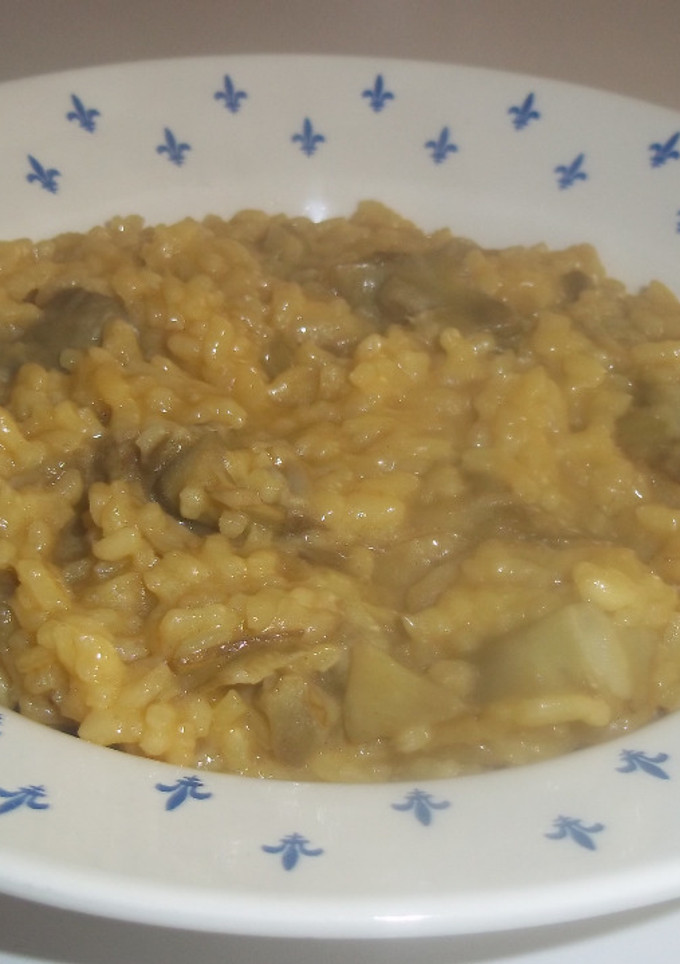 Una foto de Risotto de corazones de alcachofas