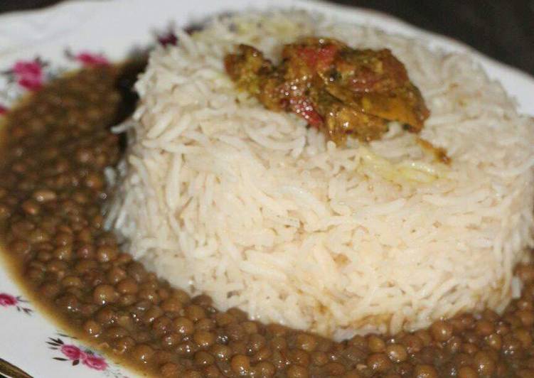 Easy Way to Prepare Super Quick Masar dal with tarka rice &amp; mix acahr