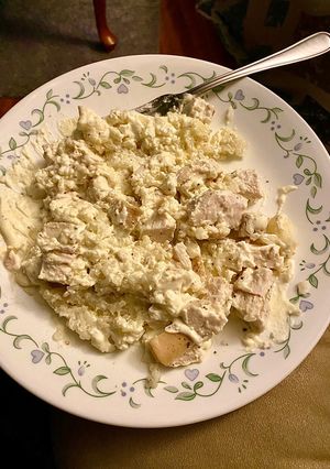 A picture of Alfredo Sauce.