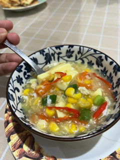 Foto resep Sup telur jagung