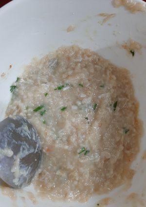 Hình của món Cháo yến mạch cua.