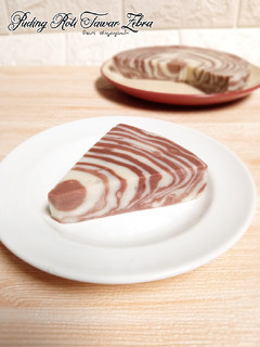 Foto resep Puding Roti Tawar Zebra