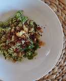 Fusilli broccoli e pane tostato 🌷