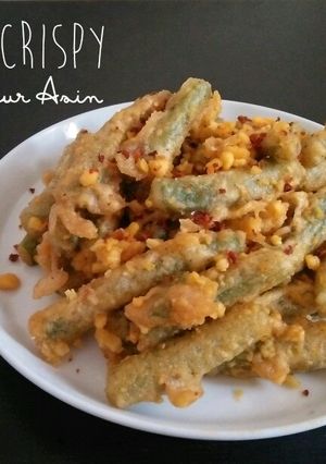 Foto resep Buncis Crispy Saus Telur Asin