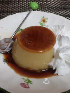 Una foto de Flan de café