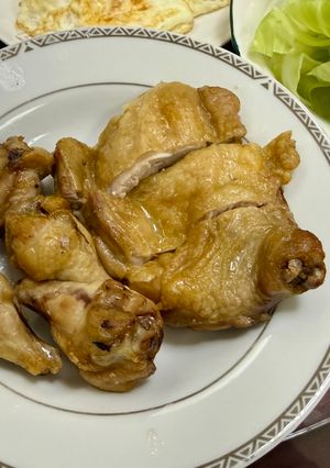 氣炸鹽味雞腿與雞翅 的食譜成品照片