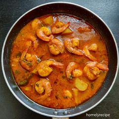A picture of Prawn curry Odia style.