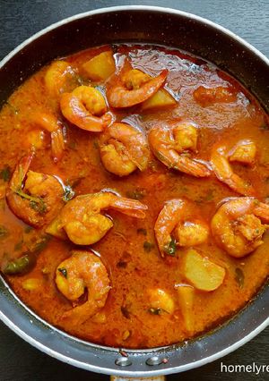 A picture of Prawn curry Odia style.