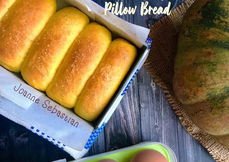Resep Sweet Pumpkin Pillow Bread (Water Roux), Enak Banget