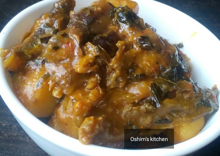 Yam Porridge with a twist