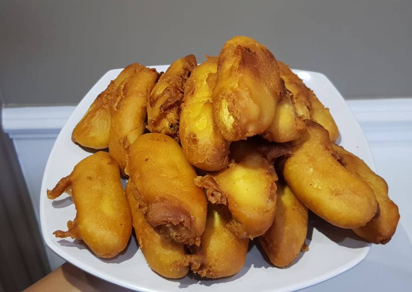 Pisang goreng gurih dan renyah
