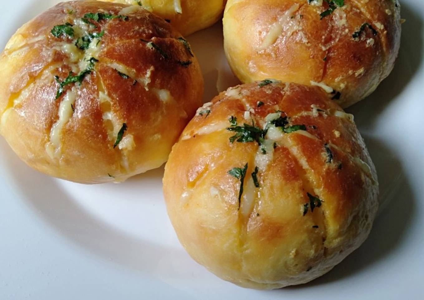 Chicken Korean garlic cheese bread