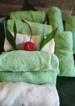 Foto resep Gluten free dadar gulung isi kelapa dan nangka