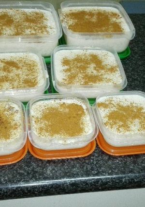 A picture of Homemade Rice Pudding.