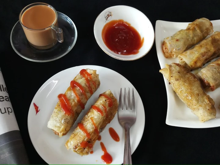 Simple Way Make Recipe Rice paper bullet samosa that is Delicious, Appealing}