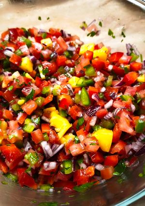 Brazil salsa mangóval recept fotója
