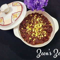 A picture of Pressure Cooker Beetroot Halwa.