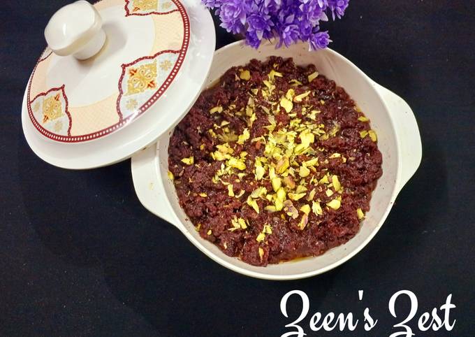 Pressure Cooker Beetroot Halwa