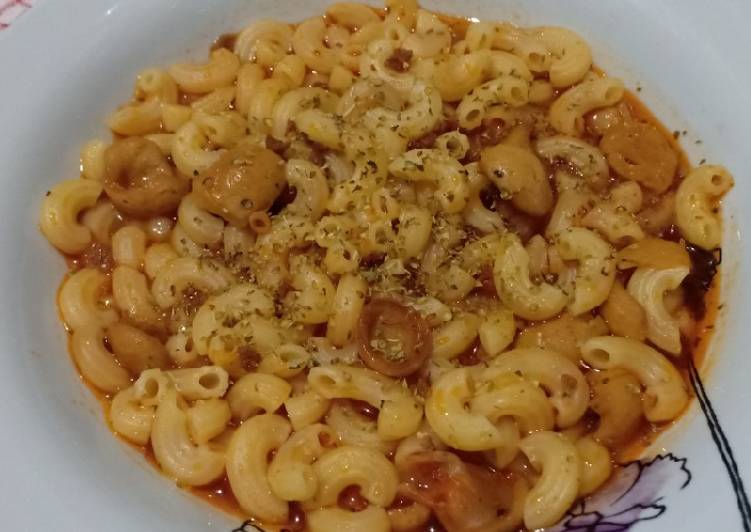 Bolognaise Macaroni Soup ala Chef Desi Master Chef s.2