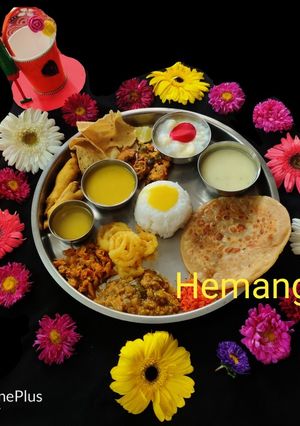 A picture of Puran Poli.
