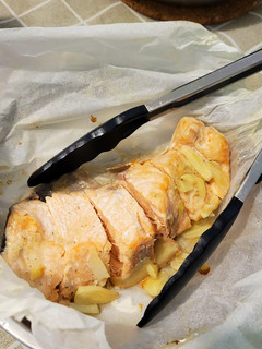 氣炸鍋鮭魚 的食譜成品照片