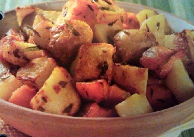Steps to Make Super Quick Homemade Roasted Potatoe Medley