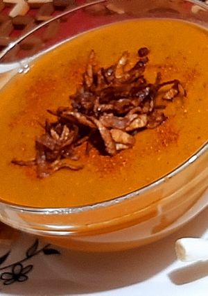 صورة لوصفة شوربة العدس