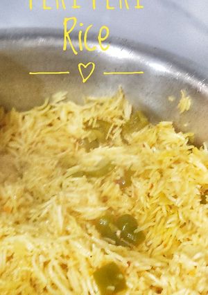 A picture of Peri peri rice.